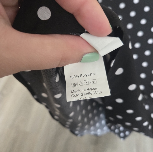 Collared Blouse (Polka Dot) - Picture 3 of 3